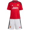 Conjunto (Camiseta+Pantalón Corto) Manchester United Hojlund 11 Primera Equipación 23-24 - Niño